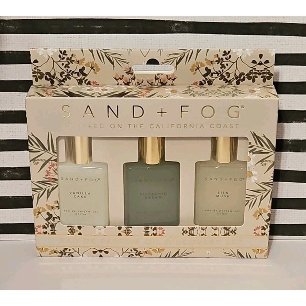 Sand + Fog Discovery Set Eau de Parfum Oil Rollers Parfum 3pc Discovery Set